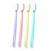 Sewoart 4 pieces of toothbrush set made of soft cotton extra soft toothbrush Bur toothbrush for adult teeth toothbrush set quadratic hole pp man