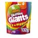 3 x Skittles Fruits Giants Chewy Candies 132g Delicious Tasty And Twisty Treat Gift Hamper For Birthday Christmas Sold By Kidzbuzz