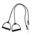 Toddmomy 1 Pair Fitness Pull Rope Exercise Belt Accessories for Men Workout Belt Stepper Pull Rope Stepper Resistance Bands Stair Steppers for Stepper Pull Bands Exercising Belts Black Man