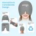 NEWGO Migraine Relief Cap | Full Coverage Headache Hat for Cold Therapy | Ice Head Wrap for Puffy Eyes, Sinus & Stress Relief | Form Fitting & Stretchable - Light Grey - Buy Online on GoSupps.com