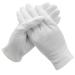 POPETPOP 12 Pair Gloves Plate White Household Work