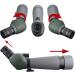 Gosky 20-60x80 Dual Focusing ED Spotting Scope with Smartphone Adapter | Ultra HD Optics for Bird Watching, Hunting, Astronomy | Includes Carrying Case - Buy Online on GoSupps.com