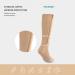 Buy SSDH Compression Stockings for Men & Women - 15-20 mmHg Zippered Varicose Veins Sports 4 Pairs (L Black/Beige) - International Shipping Available - Buy Online on GoSupps.com