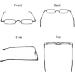 Super Light Mini Reading Glasses - 2 Pack in Black & Gunmetal | Compact Case | 3.0 Diopters - Buy Online on GoSupps.com