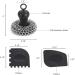 Lizusidtsy Cast Iron Chainmail Scrubber + Pan Stainless Steel Skillet Cleaner Scraper Tool for Cast Iron Pans Easy to Use Black - Buy Online on GoSupps.com