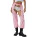Women's High Rise Reflective Cargo Sweatpants in Pink - Size Medium - Buy Online on GoSupps.com