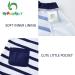 UPF 50+ Baby Boy Swimwear Set with Sun Hat | 12-18 Months Navy Stripe | UPFandFast - Buy Online on GoSupps.com
