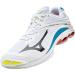 Mizuno Women's Wave Lightning Z6 Volleyball Shoe - 46.5 EU | White Black Diva Blue | Best International Shipping - Buy Online on GoSupps.com