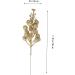 ABOOFAN 10pcs Christmas Imitation Berries Christmas Decorations Flower Garland Wreath Christmas Berries New Year's Decor Artificial Xmas Berry Stem Xmas Berries Christmas Tree Foam Crafts Golden 19X5X5CM - Buy Online on GoSupps.com