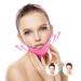 Face Slimming Bandage Belt Face Slimming Belt Face-Lift Double Chin Skin Strap (Rose Red)