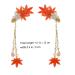 Autumn Leaf Hair Clips & Accessories | Elegant Chinese Tassel Headdress for Women - Buy Online on GoSupps.com