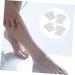 FRCOLOR 2 Pairs Five Toe Half Socks White Sock Heel Sleeves moisturising Socks moisturizing Half Toe Socks Foot Care Socks Yoga Toe Gelt White Gel Skin Beauty Socks Splitter Latex Silk Spa - Buy Online on GoSupps.com