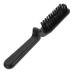 Frcolor beard care burst 2 pieces of brush tubular felly care bristle brushes for black men Bart pocket travel together foldable hairdresser foldable small house cleaning outdoor daily