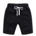 Ding Dong Baby Toddler Kid Boy Summer Solid Cotton Shorts Black 6 Years