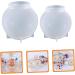 STOBOK 2pcs Ball Mold Round Mold Round Soap Molds Crystal Casting Mold Candle Wax Mold Sphere Making Candle Making Mold Silicone Mold Silicone Ball Silica Gel One Body White White 5.9X5.9X5.9CM - Buy Online on GoSupps.com