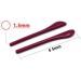 Ygnjh Replacement Parts for Thin Metal Glasses - 3 Pairs of End Tips Ear Socks & Pipe Sleeves in Fuchsia - International Shipping Available - Buy Online on GoSupps.com