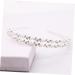 HONMEET Bride Wedding Headband Bridal Hair Accessories Headbands with Pearls Pearl Headbands for Women Silver Headband Bride Headband Headpiece for Bride Hair Ribbons Miss Abs Double Layer - Buy Online on GoSupps.com