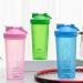 Shaker Cup Sports Portable Pratique Remuer Tasse 600Ml Plastique Shakers Bouteille Adultes Facile Utiliser Noir - Buy Online on GoSupps.com