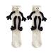 Couple Holding Hands Socks Magnetic Suction Socks Funny Magnetic Connection Doll Couple Socks Gift for Couple 1 pair Deep White