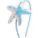 Sequin Mermaid Crossbody Purse with Coin and Starfish Headbands in Blue - Buy Online on GoSupps.com