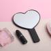 TBWHL Heart-Shaped Travel Handheld Mirror with Handle - Black (1 Pack) - Buy Online on GoSupps.com