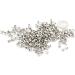 CRAFTMEMORE 2MM Tiny Grommets Eyelets Self Backing - 200PCS for Bead Cores, Clothes, Leather, Canvas (Silver) - Buy Online on GoSupps.com