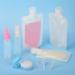 Korintin 19 Pack Travel Pouch Bottle Kit - TSA-Approved Refillable Containers for Toiletries - Reusable Spray Bottles, Jars, and Accessories for Shampoo, Lotion, Soap - Travel Size Liquids - Buy Online on GoSupps.com