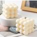 Scented Candle for Home Decor 2Pcs Decorative Candle for Bedroom Bathroom Cute Bubble Candles Set Gifts for Mother/Friends/Lover Off-White