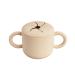 DF DUALFERV Snack Cups for Toddlers  Baby Snack Containers  Toddler Snack Containers  Snack Catcher  Snack Cups for Baby (Beige)