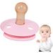Shop Synyey 3 PCs Baby Beißring Schnuller - Natural Rubber Soothing Pacifiers for Newborns | Cherry-Shaped Nipples & Portable Design in Pink - Buy Online on GoSupps.com