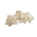 Cloth Flower Bow Hair Claw Jaw Clips For Women Hair Clamps Hairpin Shark Clip Hair Accessories(beige)