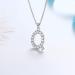 Cute Cat Necklace with Sparkling Zirconia Crystal Birthstone Pendant Necklace for Girls Womens White Gold Over 925 Sterling Silver Animal Necklace Birthstone Jewelry Sweet Present Girlfriend Sisters Platinum White Gold Silver - Buy Online on GoSupps.com