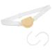 ovand Stoma Guard Safety Shield Stoma Wound Protector with 10 Pairs Velcro Fasteners Ostomy Supplies Yellow
