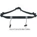 Premium Running Number Belt with Gel Reflex Strips Ideal for Cycling & Racing | Nutritional Belt with 6 Energy Gel Pockets Orange - Buy Online on GoSupps.com