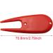 ZRM&E 8pcs Plastic Golf Divot Tool Set - Non-Slip Golf Repair Accessories in Red - Buy Online on GoSupps.com