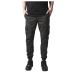 Ronony men cargo pose made of cotton long regular fit cargo pants cotton pants leisure pants hiking pants trekking pants pants outdoor pants for men xxl 001#black