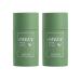 Guillala 2 Stk Green Tea Purifying Clay Stick Mask Face Mask Stick Deep Cleansing Oil Control Anti-Akne-Mask Fine Solid Mask Green Tea Blackening Remernal Mask Shrinking Pores