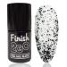 Finish2Go UV/LED Sealing Gels in Brush Bottle without Sweat Layer (Black Dots)