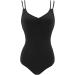 Daydance Cotton Camisole Dance Leotard - Women's Spaghetti Straps Ballet Costume (Black, Large) - Buy Online on GoSupps.com