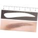 SKISUNO Eyebrow Ruler for Reusable Positioning Eyebrow Three-point Balance Stencil Kit Ruler One-word Caliper Eyebrows - Buy Online on GoSupps.com