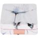 TOPINCN Mini Travel Contact Lens Case - Portable Marble Square Design in Rose Gold - Buy Online on GoSupps.com