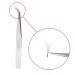 JOVISA R-6Ds Tweezer: Japan-Made Stainless Steel Eyelash Extension Tweezers for Mega Volume and 3D/6D Mink Lashes - Buy Online on GoSupps.com