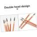CANIGHT 2pcs Double Ended Eyebrow Pencil with Brush Women Brow Pencil Dark Brown Eyebrow Pencils Wood - Buy Online on GoSupps.com