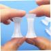 Lurrose Silicone Toe Valgus Separators - 2 Pair H-Shaped Splitter Bunion Corrector | Foot Adjuster & Protector - White 3x2.8cm - Buy Online on GoSupps.com