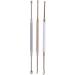 TARVIT Earwax Removal Kit - Portable Stainless Steel Double-Ended Ear Pick & Spoon - Multi-Function Ear Cleaning Tools (White - Buy Online on GoSupps.com