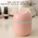 Mini Portable USB Humidifier with Colorful Night Light - Small Room & Car Essential Oil Diffuser and Purifier - Pink - Buy Online on GoSupps.com