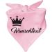 Personalized Pink Dog Triangular Scarf - Custom Motif | Size 1 (55 cm) | Eco-Friendly Pet Accessory - Buy Online on GoSupps.com