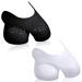 2 Pair - Shoes Crease Protector Against Shoe Creases, for Running Casual Shoes Toe Box Crease Protector, Soft Material, for Men's US Size 7.5-12 Men's US Size 7.5-12 White+black