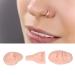 Silicone Nose Mouth Model Set | 3D Soft Practice Nose for Suture Teaching | Reusable Display Mold for Earrings | Light Skin Color - Buy Online on GoSupps.com