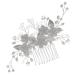 FRCOLOR Bride Headpiece bridal headwear Wedding accessory Lovely hair Hair decor Pearl hair decor flower girl hair accessory bridesmaid abs imitation pearl flower Wedding Hair Ornament